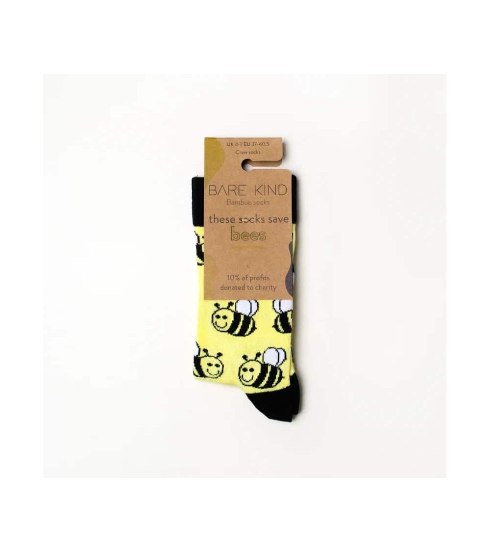 Rettet die Bienen - Bambus Socken Bare Kind socke kuschelsocken für damen lustig herren farbige coole socken