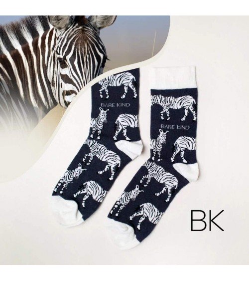 Rettet die Zebras - Bambus Socken