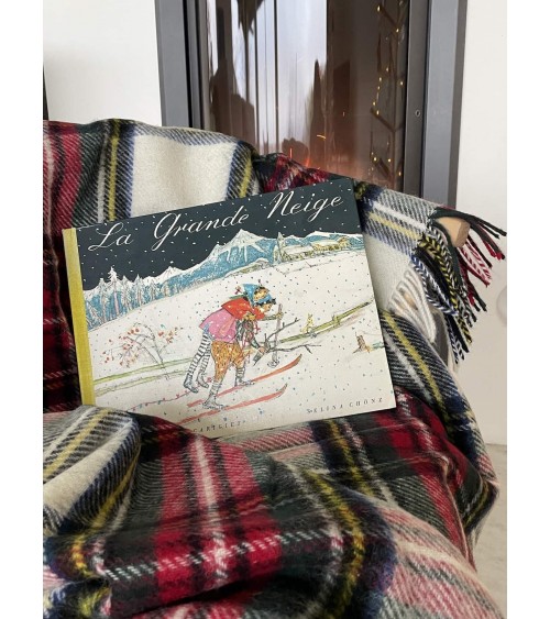 Tartan throw DRESS STEWART - Pure new wool blanket Bronte by Moon clan plaids english sofa cozy soft throw blanket