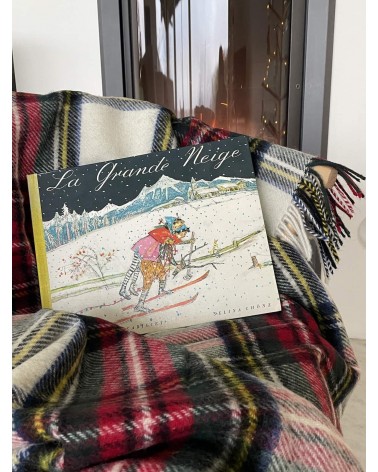 Tartan throw DRESS STEWART - Pure new wool blanket Bronte by Moon clan plaids english sofa cozy soft throw blanket