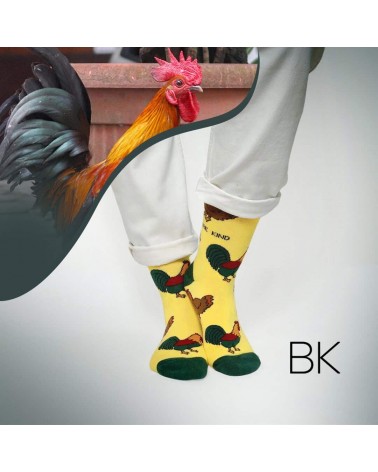 Sauvez les poules - Chaussettes en bambou Bare Kind jolies pour femme originales pour homme chausset rigolotes drole Suisse