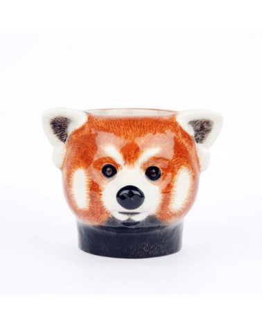 Red panda - Animal Pencil pot & Flower pot Quail Ceramics pretty pen pot holder cutlery toothbrush makeup brush