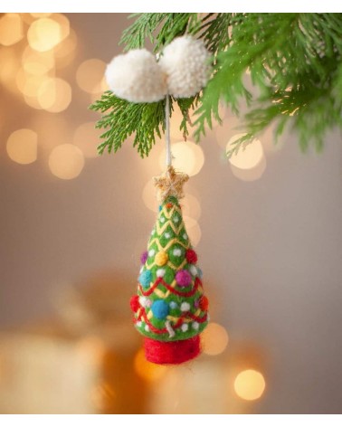 Decorated tree - Christmas tree Decoration Sew Heart Felt 2024 christmas decorations xmas tree decorations