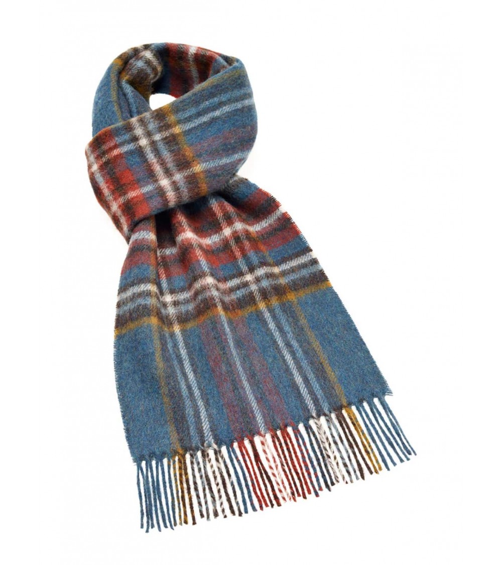 OTLEY Peacock - Merino wool scarf Bronte by Moon scarves for women mens scarf Kitatori Switzerland