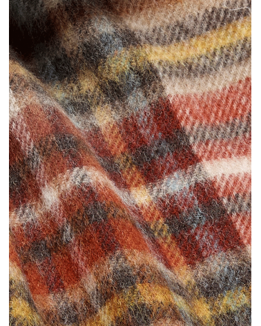 OTLEY Rust - englisch Schal, Merino Wollschal Bronte by Moon Damen Winter Winterschal Herrenschal woll schal mit fransen SChw...