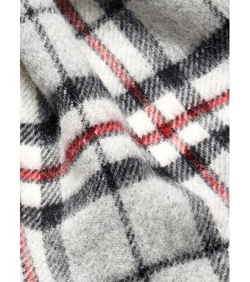 GREY THOMPSON - Tartan Merino wool scarf Bronte by Moon scarves for women mens scarf Kitatori Switzerland