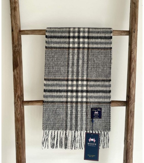 HARRISON Natural - Merino wool scarf Bronte by Moon scarves for women mens scarf Kitatori Switzerland