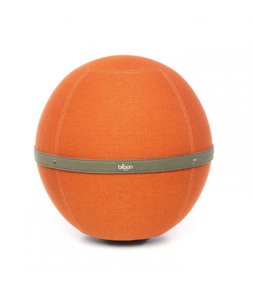 Palla Bloon Original Arancio mandarino - Sedia ufficio ergonomica Bloon Paris palla da seduta pouf gonfiabile