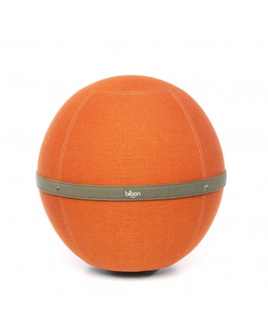 Palla Bloon Original Arancio mandarino - Sedia ufficio ergonomica Bloon Paris palla da seduta pouf gonfiabile