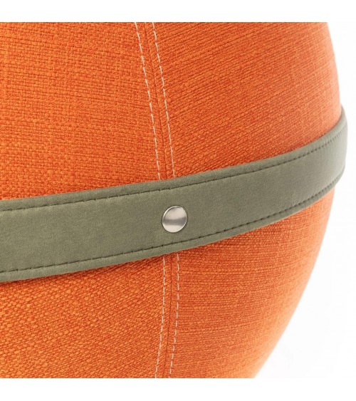 Palla Bloon Original Arancio mandarino - Sedia ufficio ergonomica Bloon Paris palla da seduta pouf gonfiabile