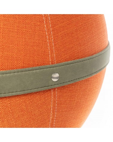 Palla Bloon Original Arancio mandarino - Sedia ufficio ergonomica Bloon Paris palla da seduta pouf gonfiabile