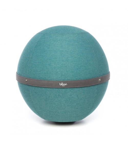 Palla Bloon Original blu laguna - Sedia ufficio ergonomica Bloon Paris palla da seduta pouf gonfiabile