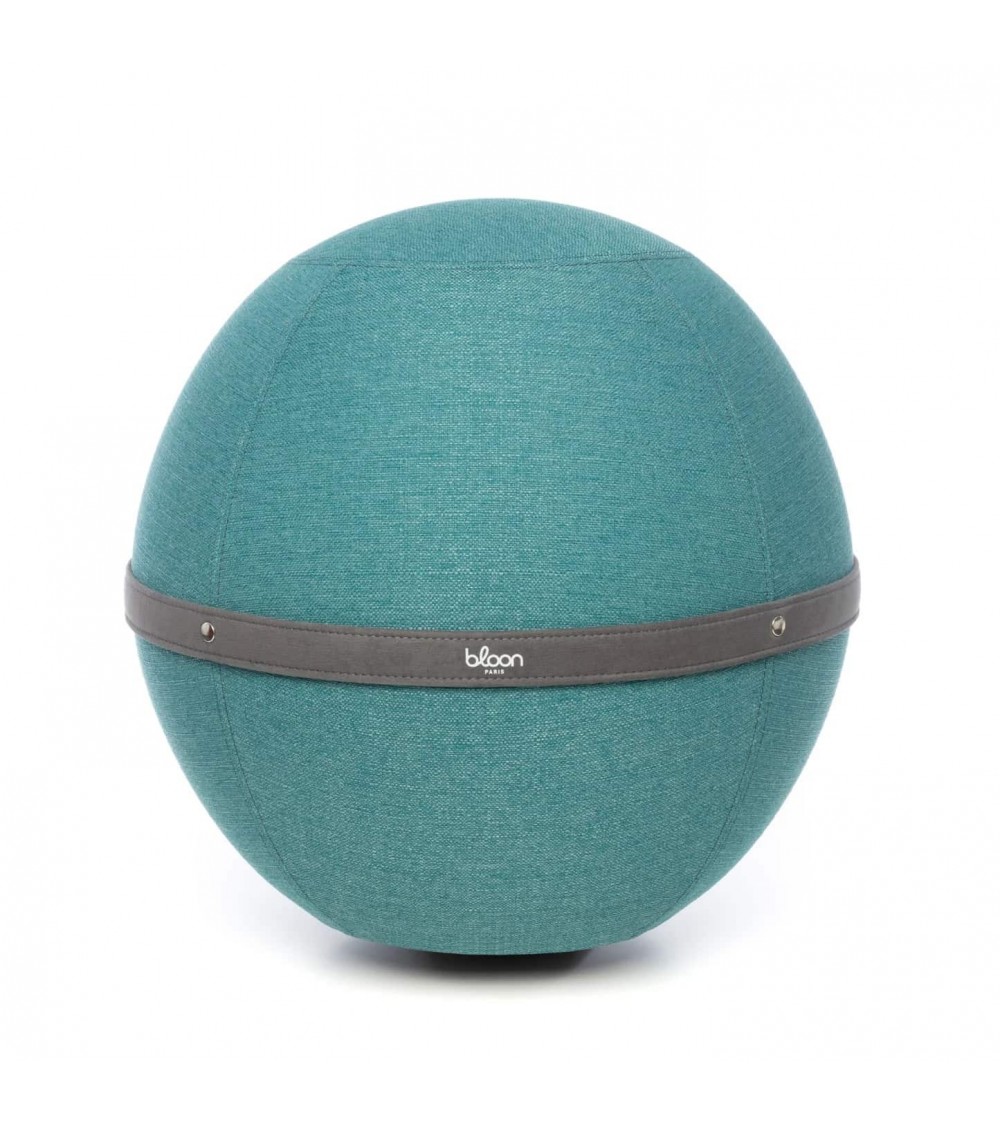 Palla Bloon Original blu laguna - Sedia ufficio ergonomica Bloon Paris palla da seduta pouf gonfiabile