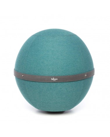 Palla Bloon Original blu laguna - Sedia ufficio ergonomica Bloon Paris palla da seduta pouf gonfiabile