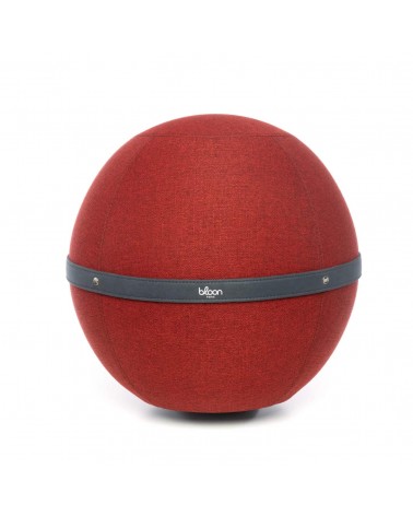 Palla Bloon Original rosso carminio - Sedia ufficio ergonomica Bloon Paris palla da seduta pouf gonfiabile