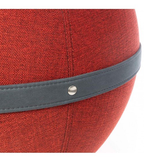 Palla Bloon Original rosso carminio - Sedia ufficio ergonomica Bloon Paris palla da seduta pouf gonfiabile