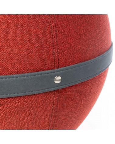 Palla Bloon Original rosso carminio - Sedia ufficio ergonomica Bloon Paris palla da seduta pouf gonfiabile