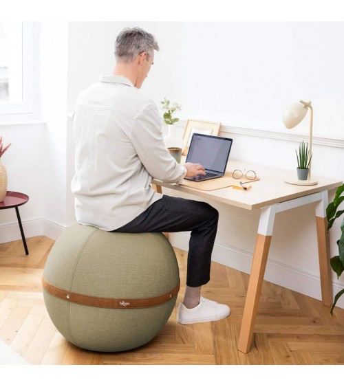 Sitting ball Bloon Original pistachio green - Chair ball yoga excercise balance ball chair for office