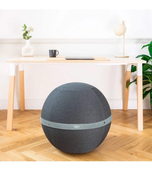 Sitting ball Bloon Original quartz grey - Chair ball yoga excercise balance ball chair for office