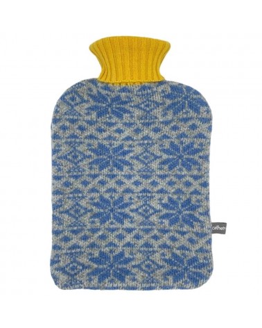 FAIR ISLE - Hot water bottle with wool cover Catherine Tough bag long rechargeable luxury cute