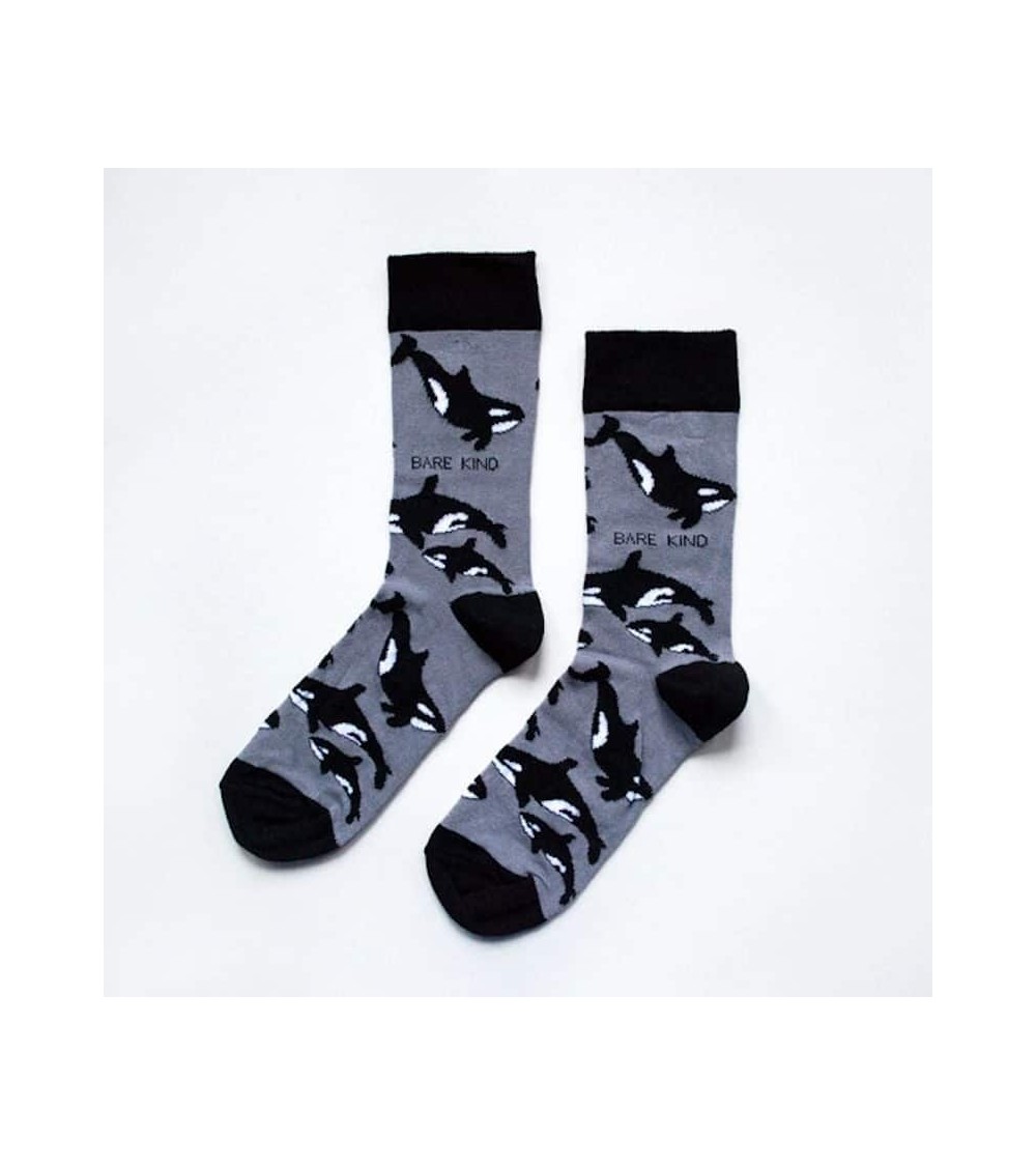 Rettet die orcas - Bambus Socken Bare Kind socke kuschelsocken für damen lustig herren farbige coole socken