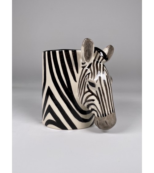 Zebra - Portapenne e Vasi per piante Quail Ceramics da scrivania eleganti design originali bambina particolari