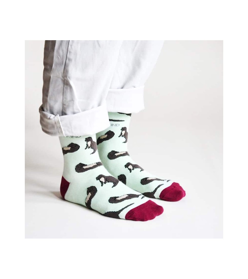 Sauvez les loutres - Chaussettes en bambou Bare Kind jolies pour femme originales pour homme chausset rigolotes drole Suisse