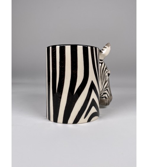 Zebra - Portapenne e Vasi per piante Quail Ceramics da scrivania eleganti design originali bambina particolari