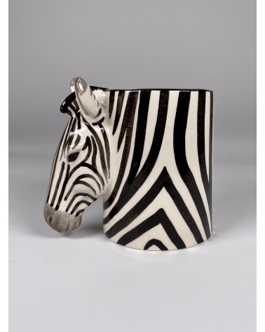 Zebra - Portapenne e Vasi per piante Quail Ceramics da scrivania eleganti design originali bambina particolari