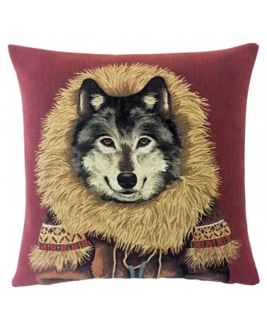 Husky - Sofa cushion cover - Swiss Chalet decorating style Yapatkwa decorative accent throw pillows cases sofa original