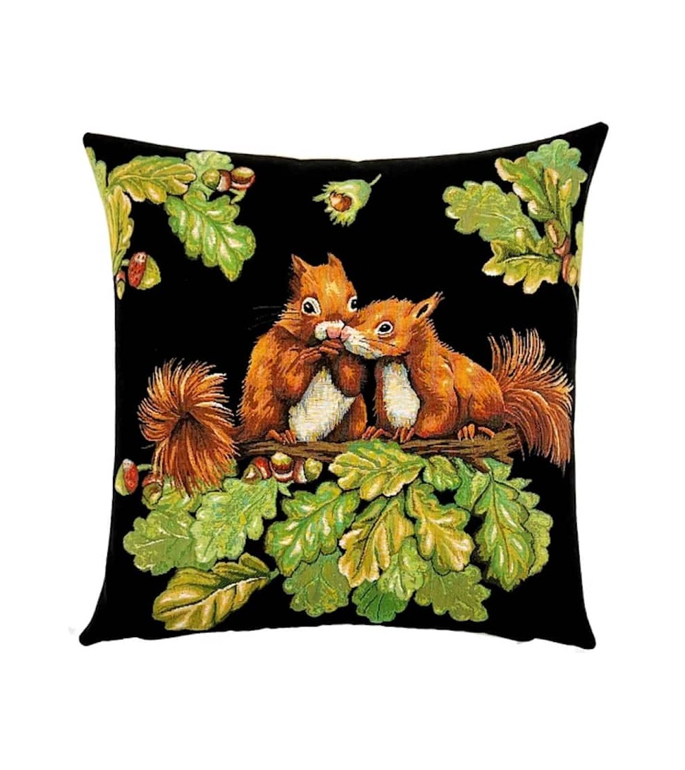 Squirrel - Sofa cushion cover - Swiss Chalet decorating style Yapatkwa decorative accent throw pillows cases sofa original