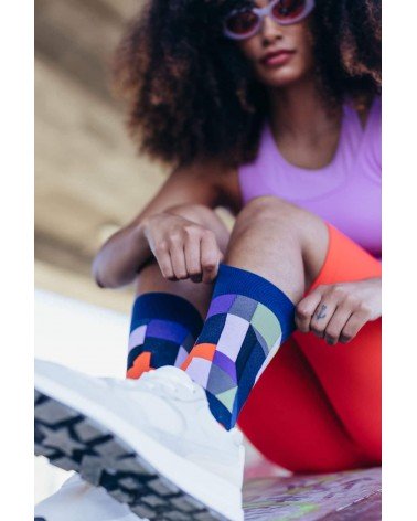 Socken - Feuer bei Vollmond von Paul Klee Curator Socks socke kuschelsocken für damen lustig herren farbige coole socken