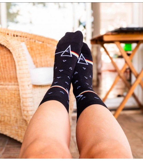 Dark Side of the Moon - Socks Sock Affairs funny crazy cute cool best pop socks for women men