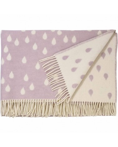 Couverture en laine - RAINY DAYS Rose Brita Sweden un plaid cocooning couverture chaude douce plaide lit