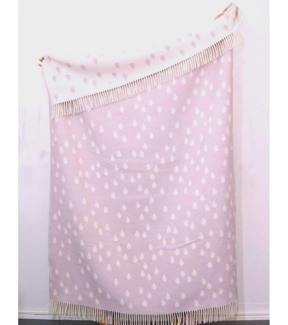 Couverture en laine - RAINY DAYS Rose Brita Sweden un plaid cocooning couverture chaude douce plaide lit