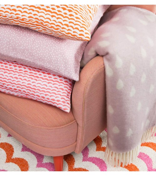 Couverture en laine - RAINY DAYS Rose Brita Sweden un plaid cocooning couverture chaude douce plaide lit