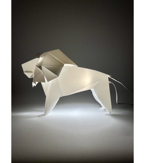 Lampe Lion - MODÈLE D'EXPOSITION Plizoo a poser de nuit led moderne originale design suisse