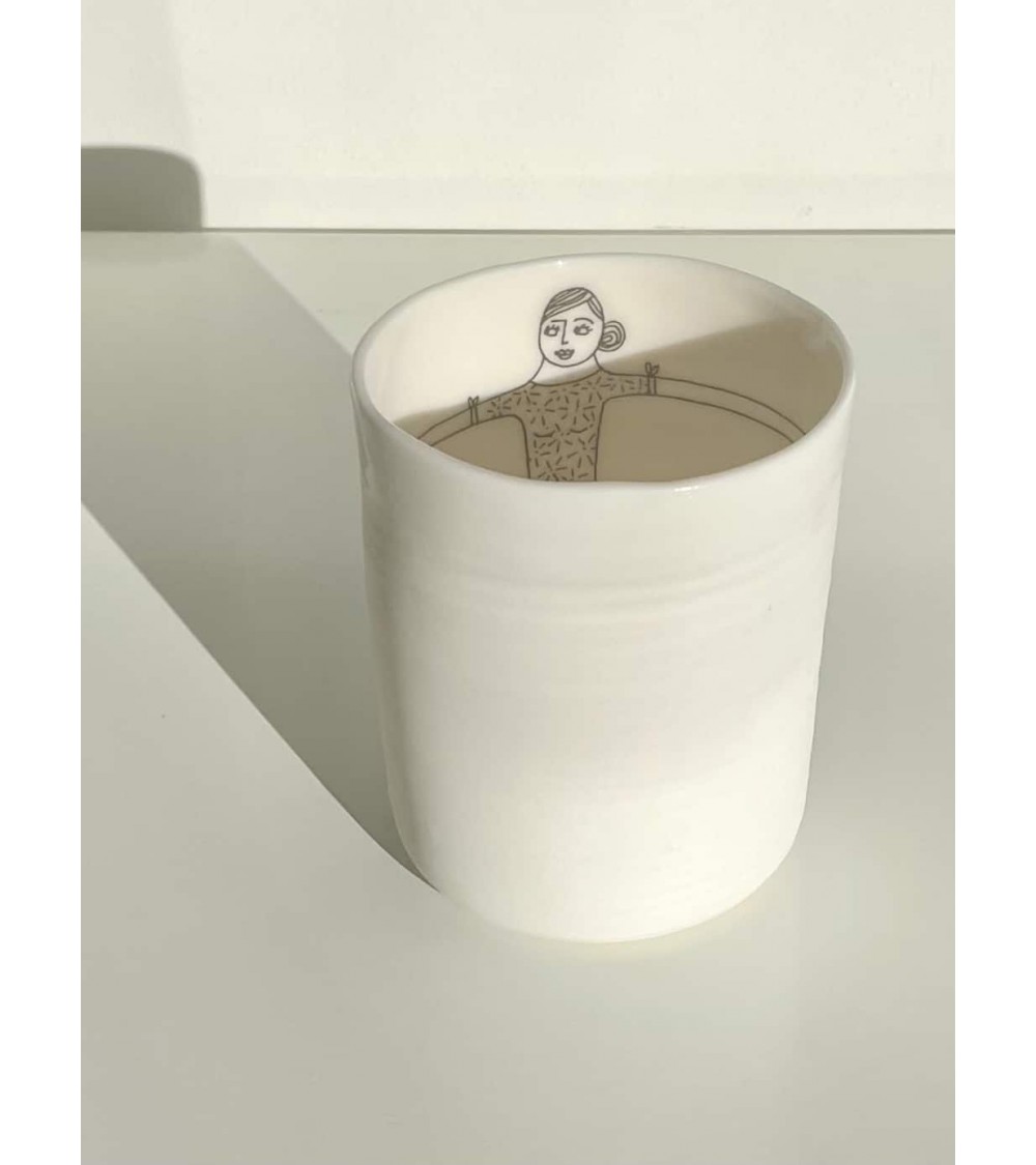 Abbraccio - donna - Mug, tazza da caffè e da tè in porcellana fine Keramiek van Sophie caffè espresso tazza particolari