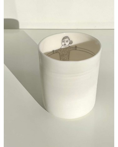 Abbraccio - donna - Mug, tazza da caffè e da tè in porcellana fine Keramiek van Sophie caffè espresso tazza particolari