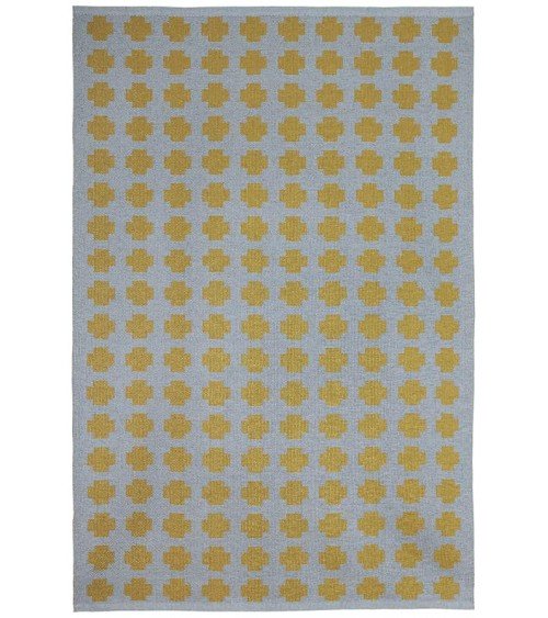 Paloma Grey - Tapis vinyle tissé Brita Sweden tapis scandinave en vinyle lavable en machine de cuisine exterieur salon couloir