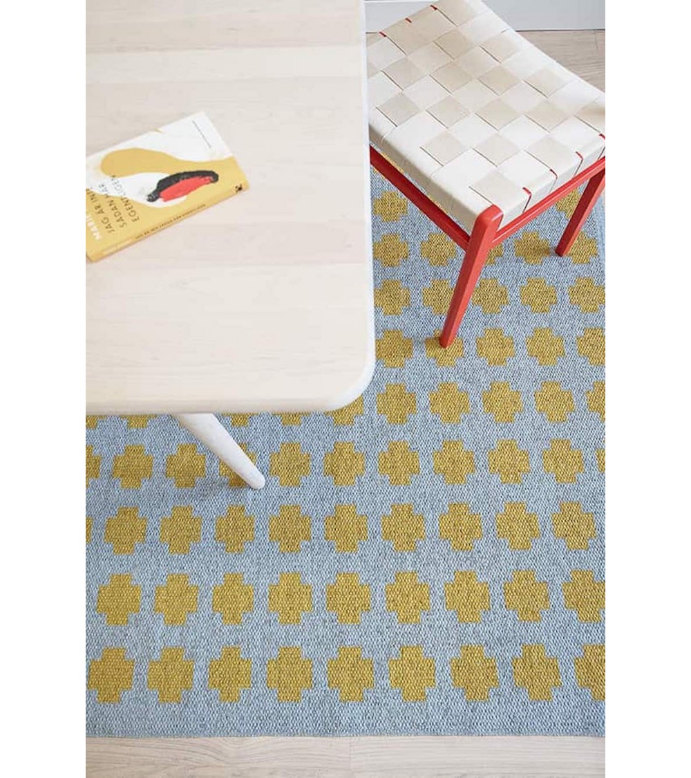 Paloma Grey - Vinyl Rug Brita Sweden cool vinyl rugs runner for kitchen washable outdoor rugs