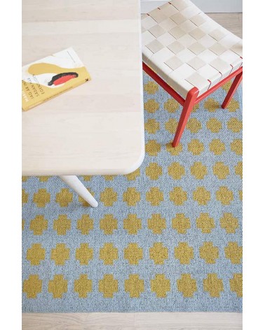 Paloma Grey - Vinyl Rug Brita Sweden cool vinyl rugs runner for kitchen washable outdoor rugs