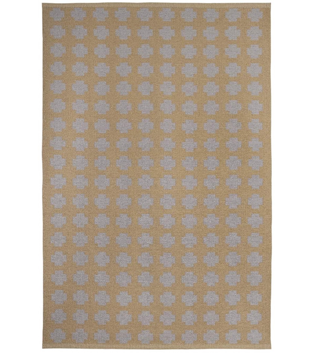 Paloma Beige - Vinyl Teppich Brita Sweden küchenteppich küchenläufer waschbar waschbarer outdoor teppich Teppichläufer balkon