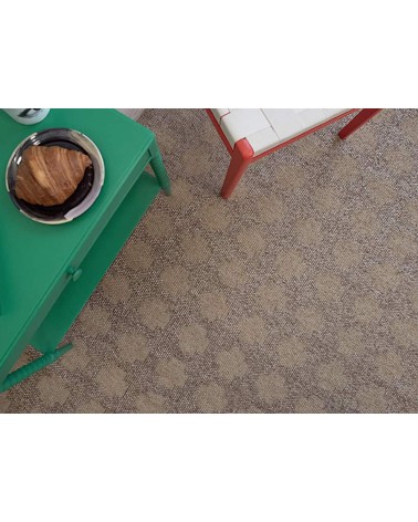 Paloma Gold - Tapis en vinyle tissé Brita Sweden tapis scandinave en vinyle lavable en machine de cuisine exterieur salon cou...