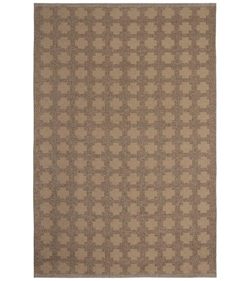 Paloma Gold - Tapis vinyle tissé Brita Sweden tapis scandinave en vinyle lavable en machine de cuisine exterieur salon couloir