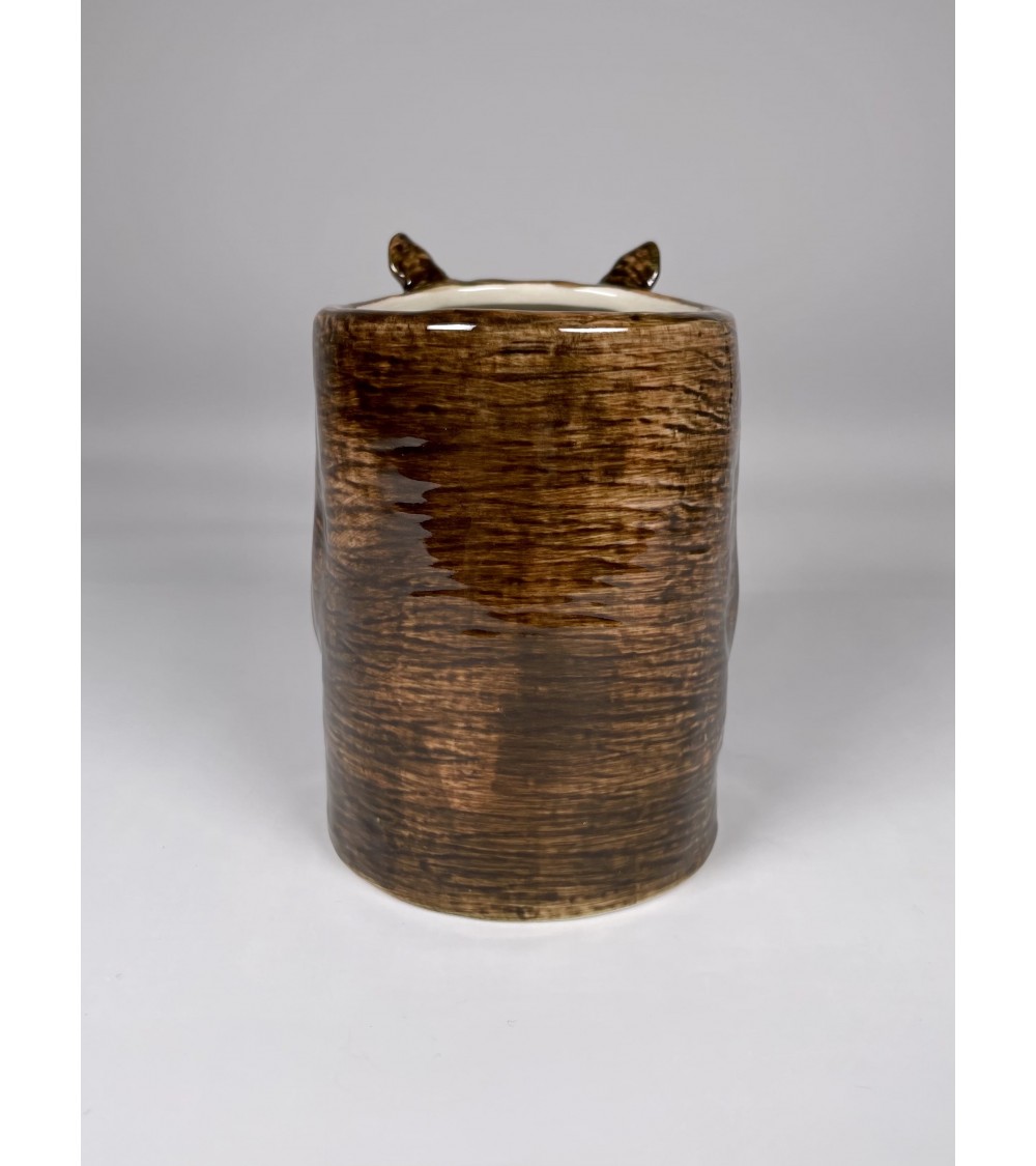 Ippopotamo - Portapenne e Vasi per piante Quail Ceramics da scrivania eleganti design originali bambina particolari