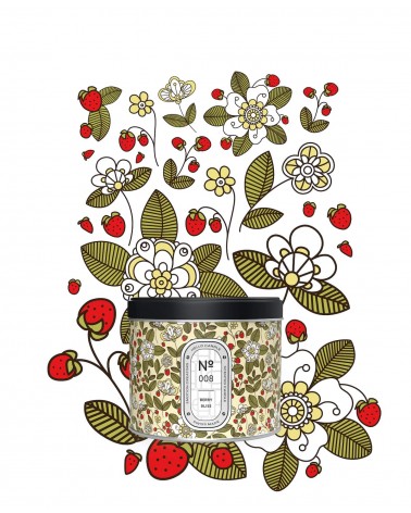 N°8 Berry Bliss - Natürliche Duftkerze mit Sojawachs Beste Natürliche Duftkerzen im glas kaufen