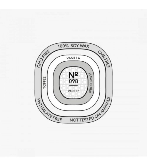 N°98 Vanille - Natürliche Duftkerze mit Sojawachs Beste Natürliche Duftkerzen im glas kaufen