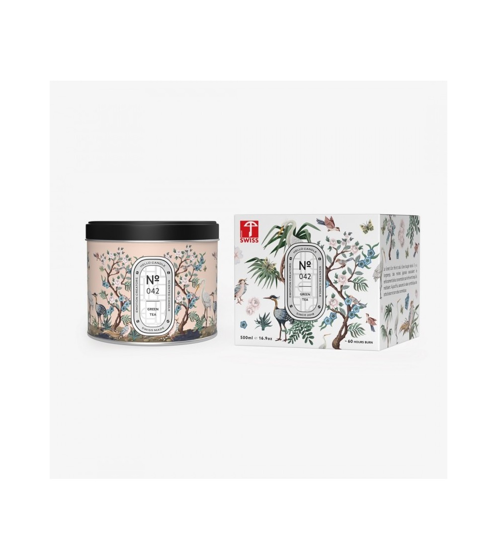 N°42 Green Tea - Candela profumata naturale artigianale migliori candele profumate artigianali particolari