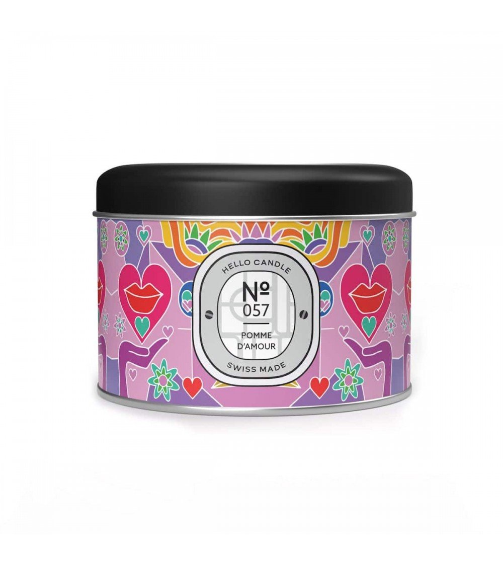 N°57 Pomme d'amour - Natural handmade scented candle handmade good smelling candles shop store